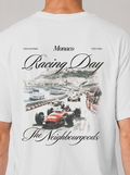 Monaco Racing Day Heavy Oversize T-Shirt White