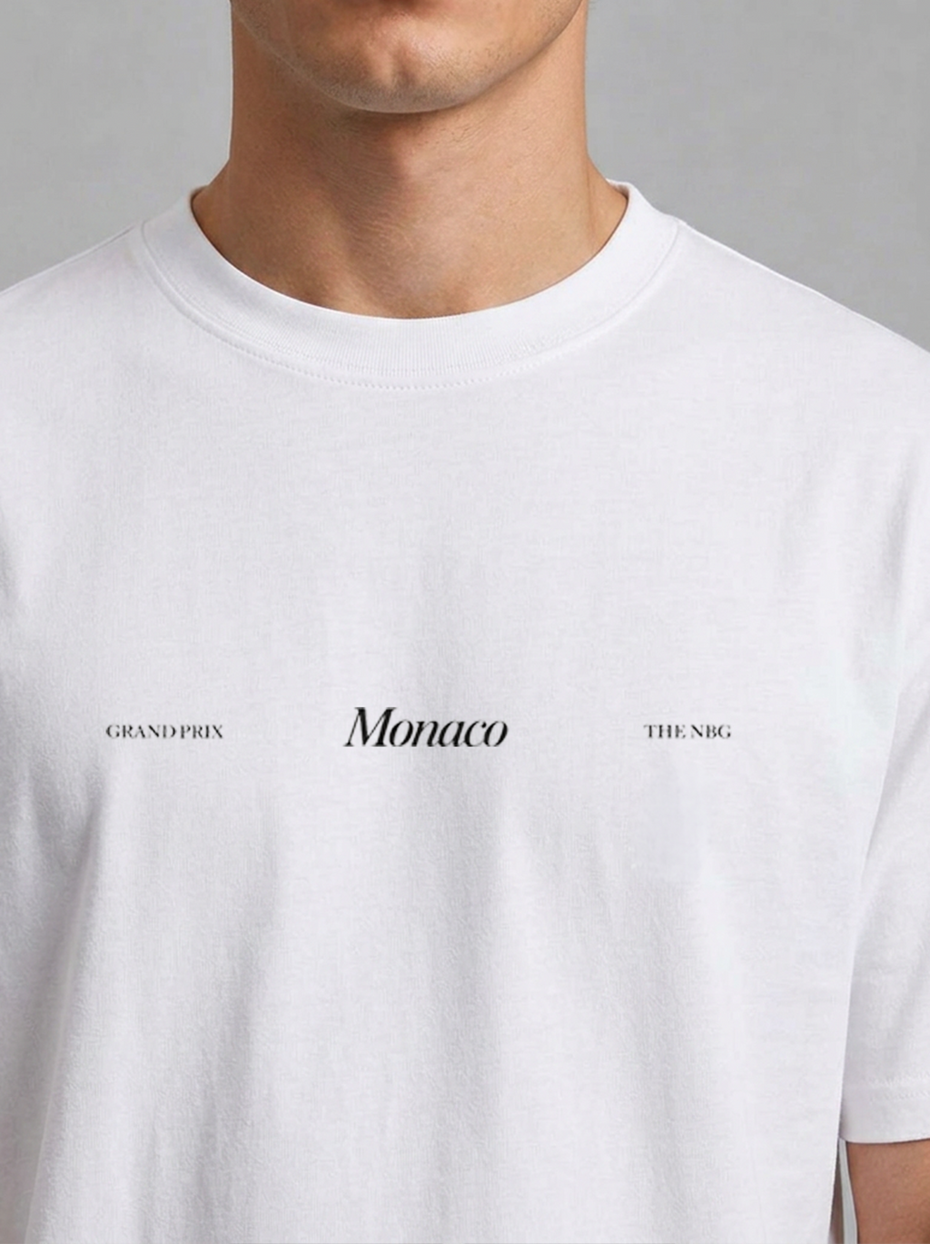 Monaco Racing Day Heavy Oversize T-Shirt White
