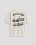Monaco Racing Heavy Oversize T-Shirt Off-White