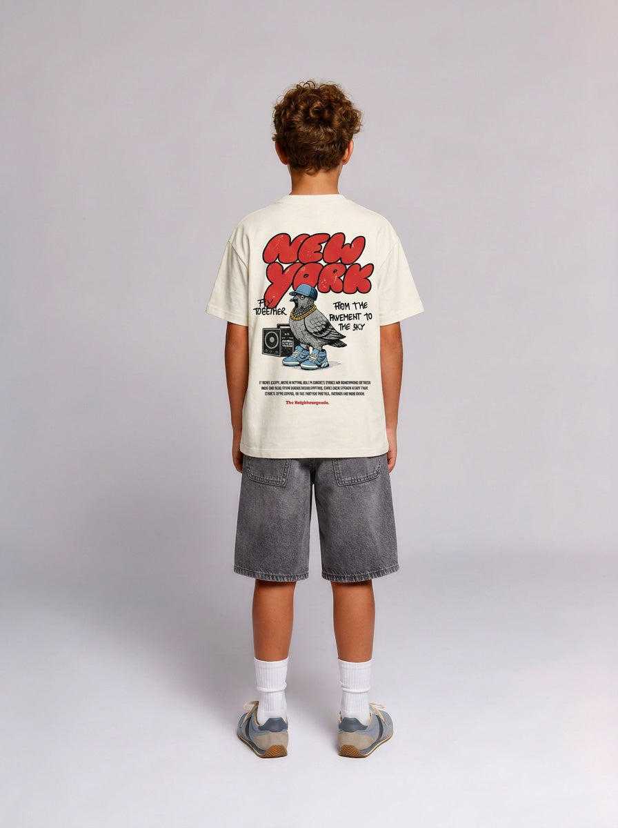 New York Pigeon Mini-Me T-Shirt-Bundle
