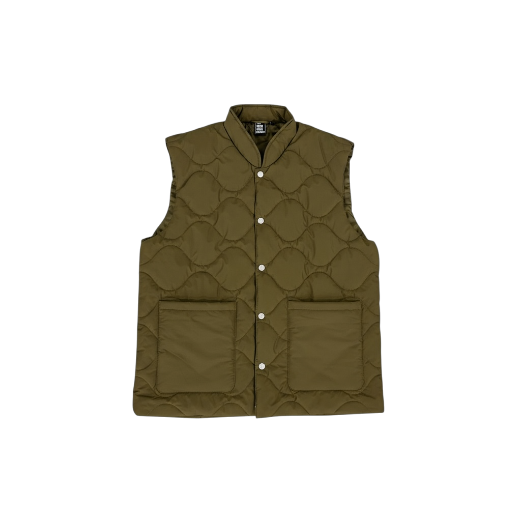 TNBG. Quilted Vest Dark Khaki