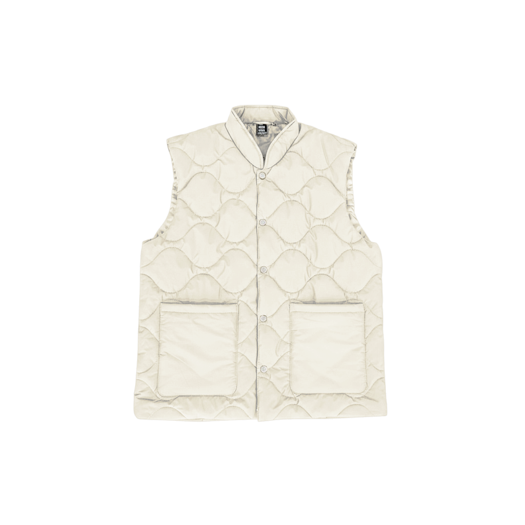 TNBG. Quilted Vest Offwhite