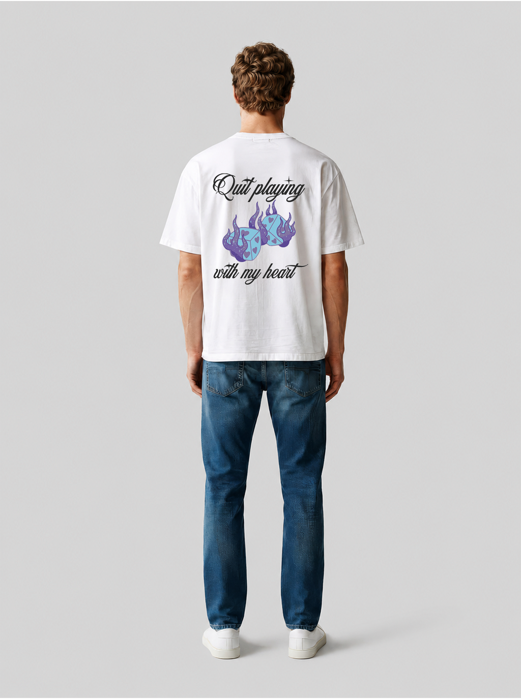 Quit playing games T-Shirt white