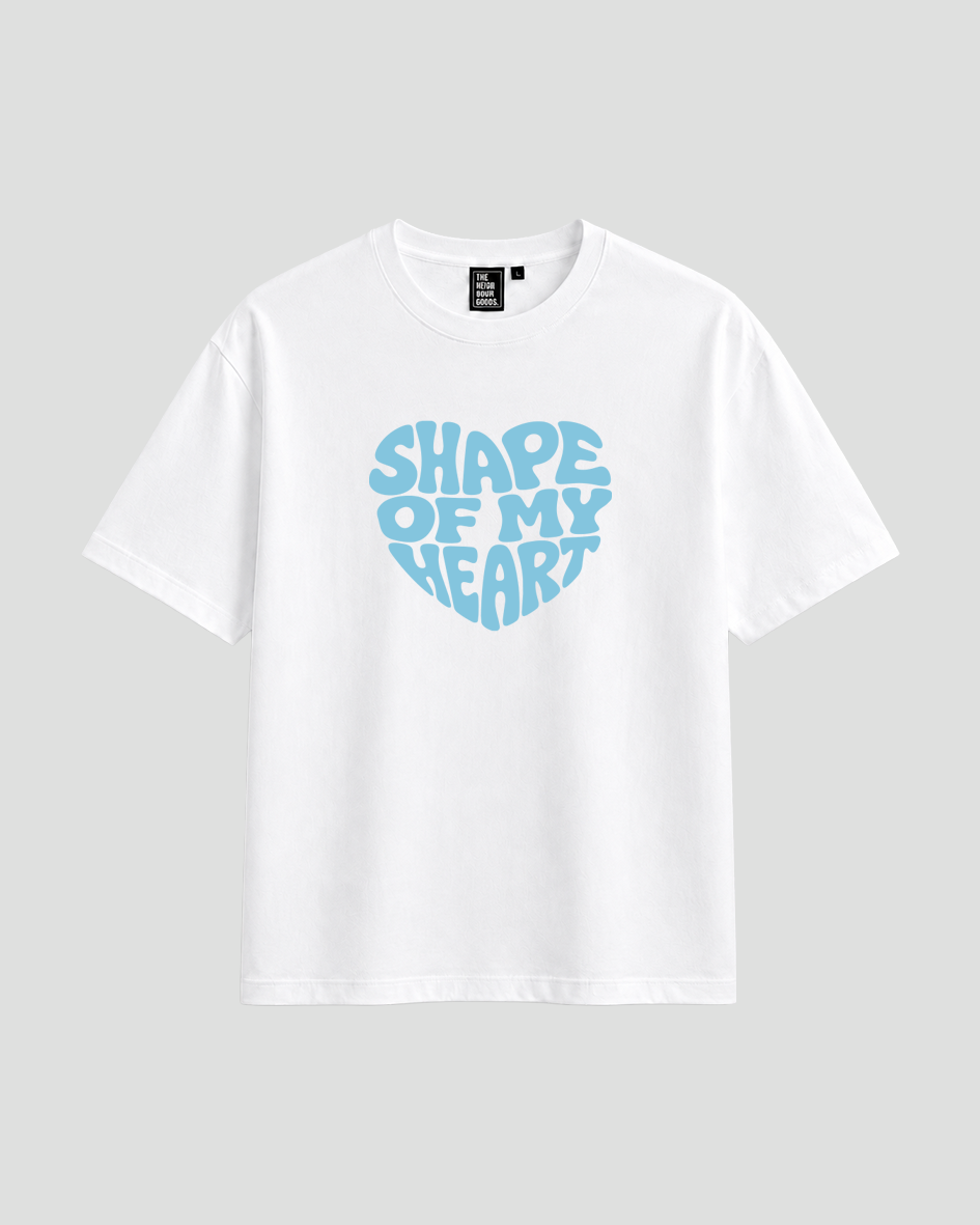 Shape of my heart T-Shirt white