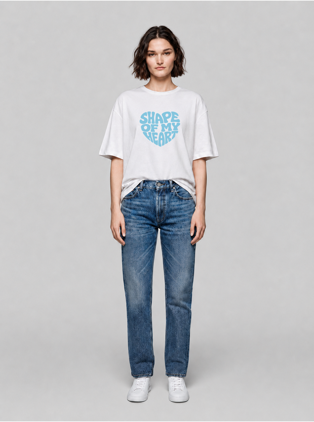Shape of my heart T-Shirt white