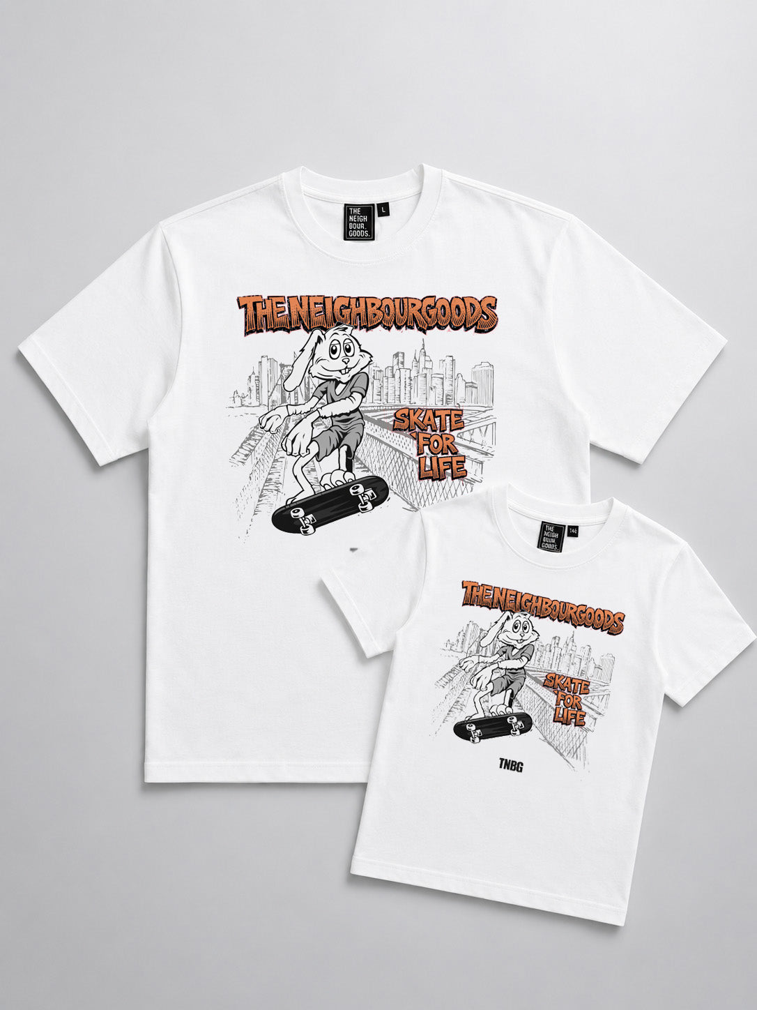 Skate Rabbit Mini-Me T-Shirt-Bundle