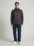 TNBG. Logo Softshell-Jacke Grey