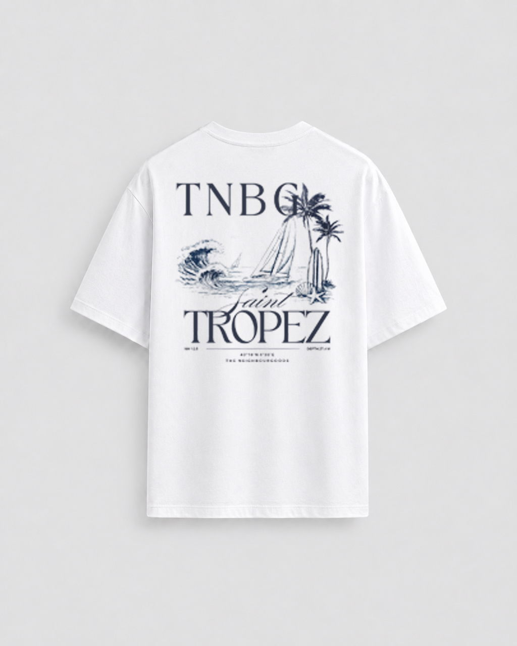 St. Tropez Heavy Oversize T-Shirt White