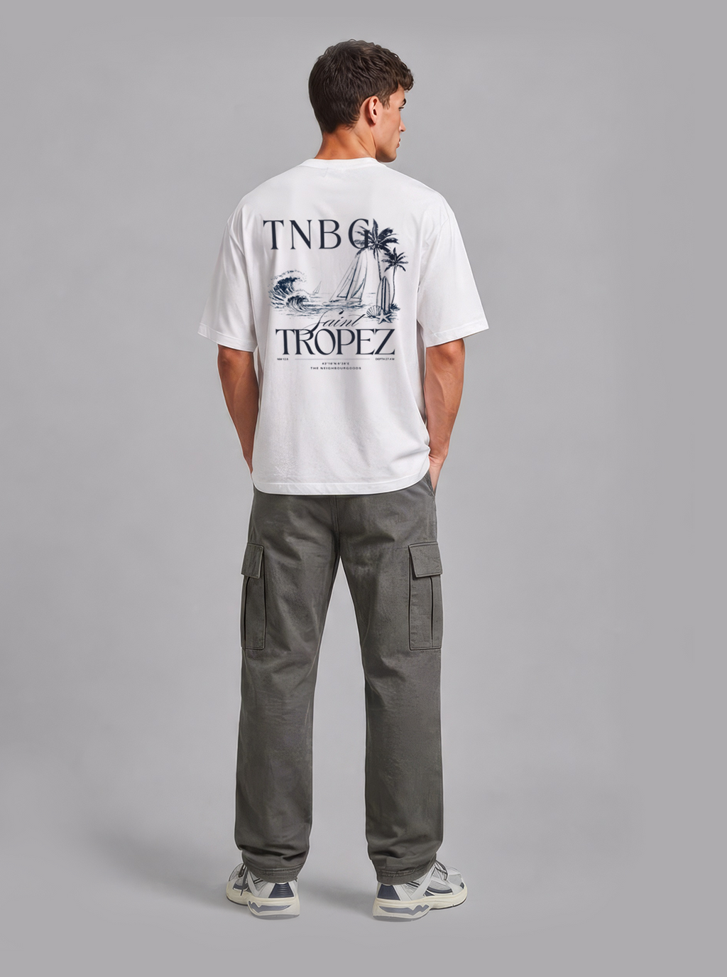 St. Tropez Heavy Oversize T-Shirt White