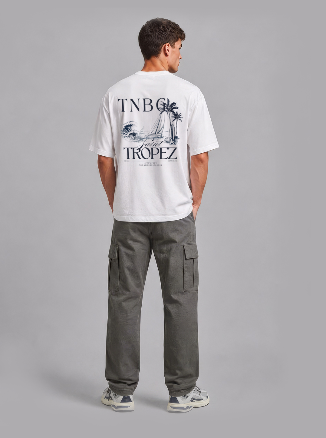 St. Tropez Heavy Oversize T-Shirt White