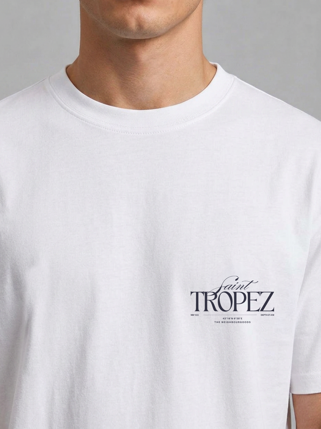 St. Tropez Heavy Oversize T-Shirt White