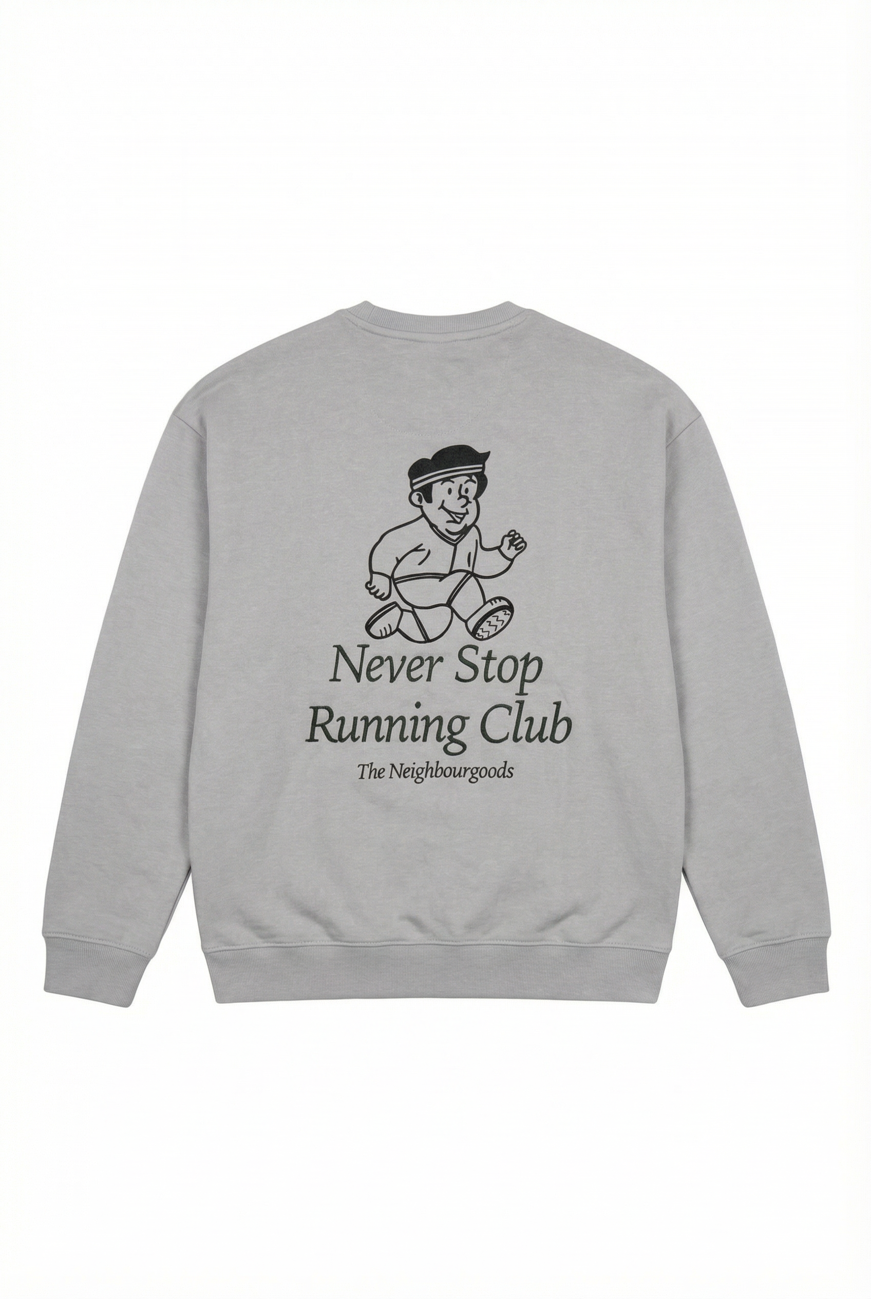 TNBG. Never Stop Running CREWNECK