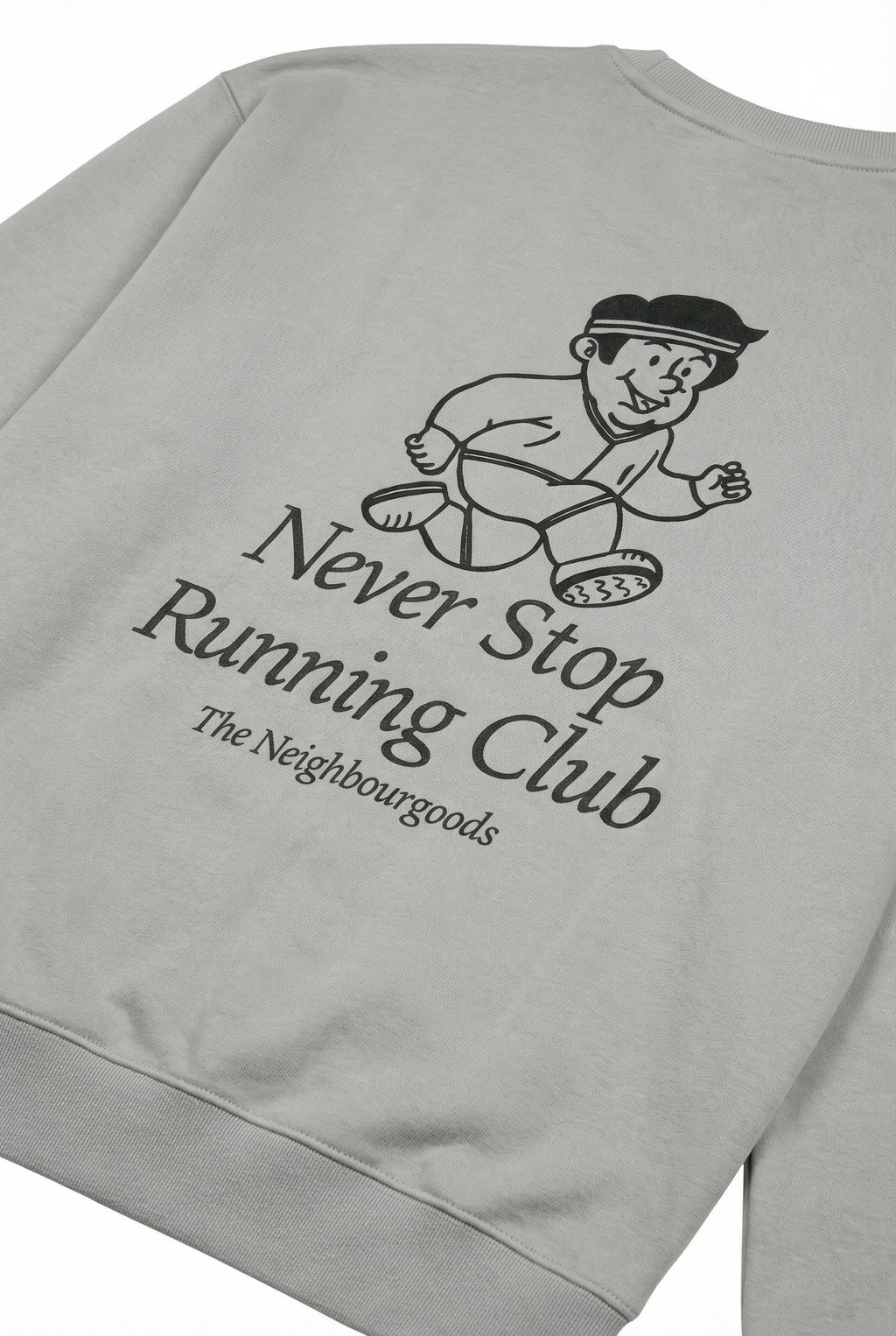 TNBG. Never Stop Running CREWNECK