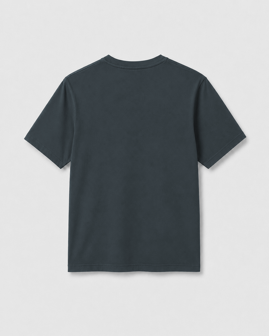 Icon T-Shirt Winky Cat Blue Anthra