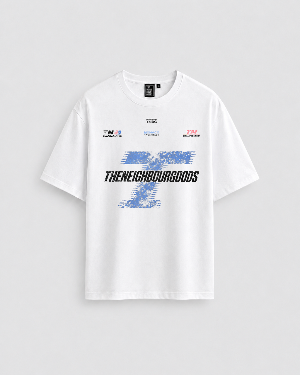 Racing Heavy Oversize T-Shirt White