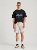 Racing Heavy Oversize T-Shirt Black