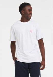 T-SHIRT WEISS MIT ZUNGEN STICKEREI