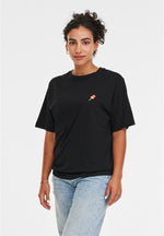 Lade das Bild in den Galerie-Viewer, T-SHIRT SCHWARZ MIT EIS AM STIEL STICKEREI
