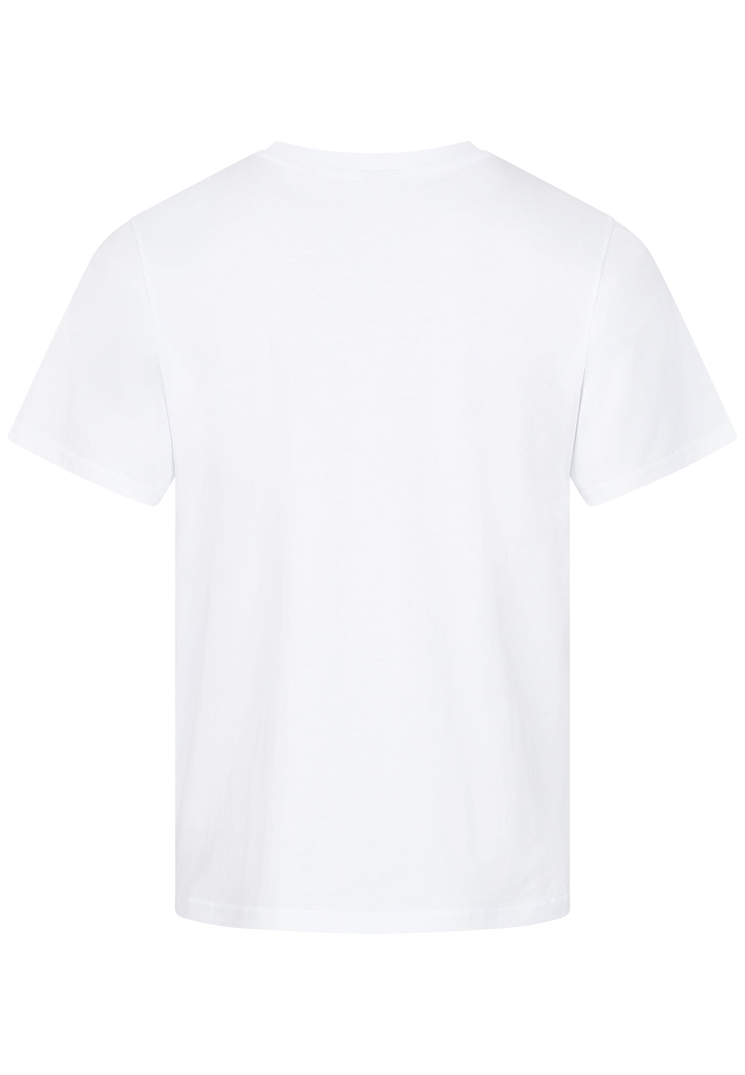 T-SHIRT WEISS MIT HOTDOG STICKEREI