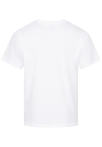 T-SHIRT WEISS MIT SCHMETTERLING STICKEREI