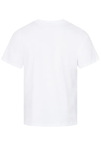 T-SHIRT WEISS MIT POMMES STICKEREI