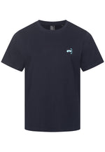Lade das Bild in den Galerie-Viewer, T-SHIRT SCHWARZ MIT TAUCHERBRILLE STICKEREI
