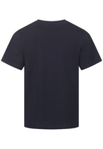 Lade das Bild in den Galerie-Viewer, T-SHIRT NAVY MIT SMOOTHIE CUP STICKEREI
