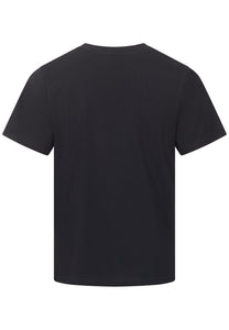T-SHIRT SCHWARZ MIT EIS AM STIEL STICKEREI