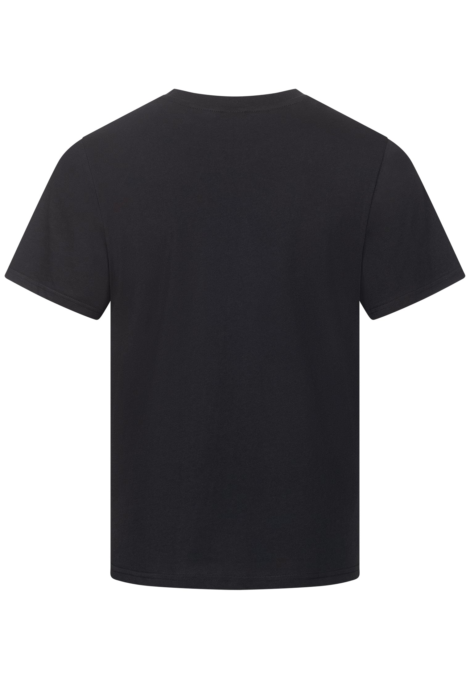 T-SHIRT SCHWARZ MIT HERZ STICKEREI