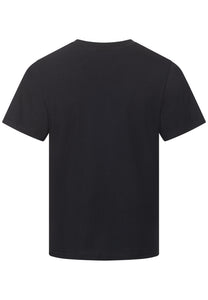 T-SHIRT SCHWARZ MIT HERZ STICKEREI