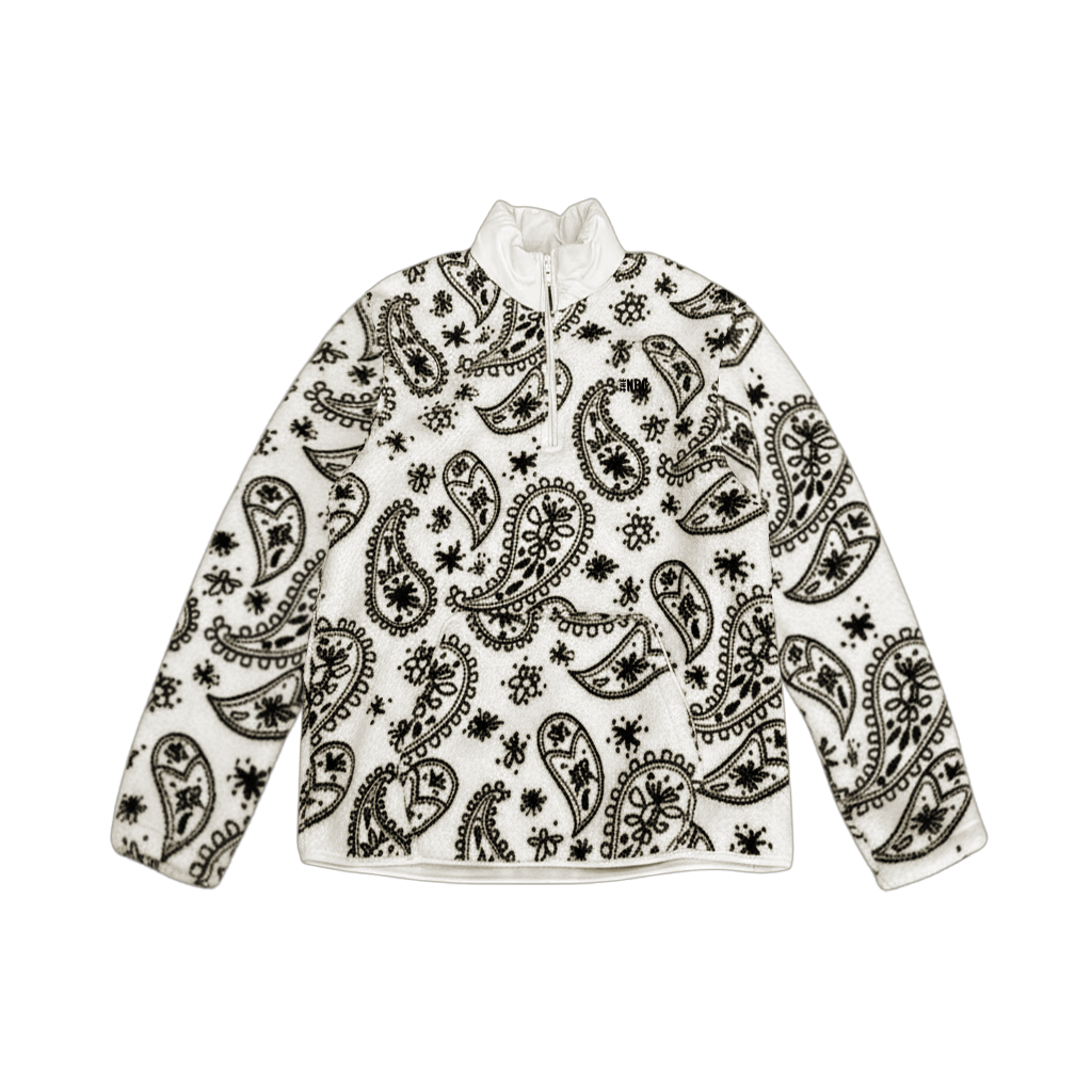 TNBG. Teddy Fleece Half-Zip Jacket Paisley