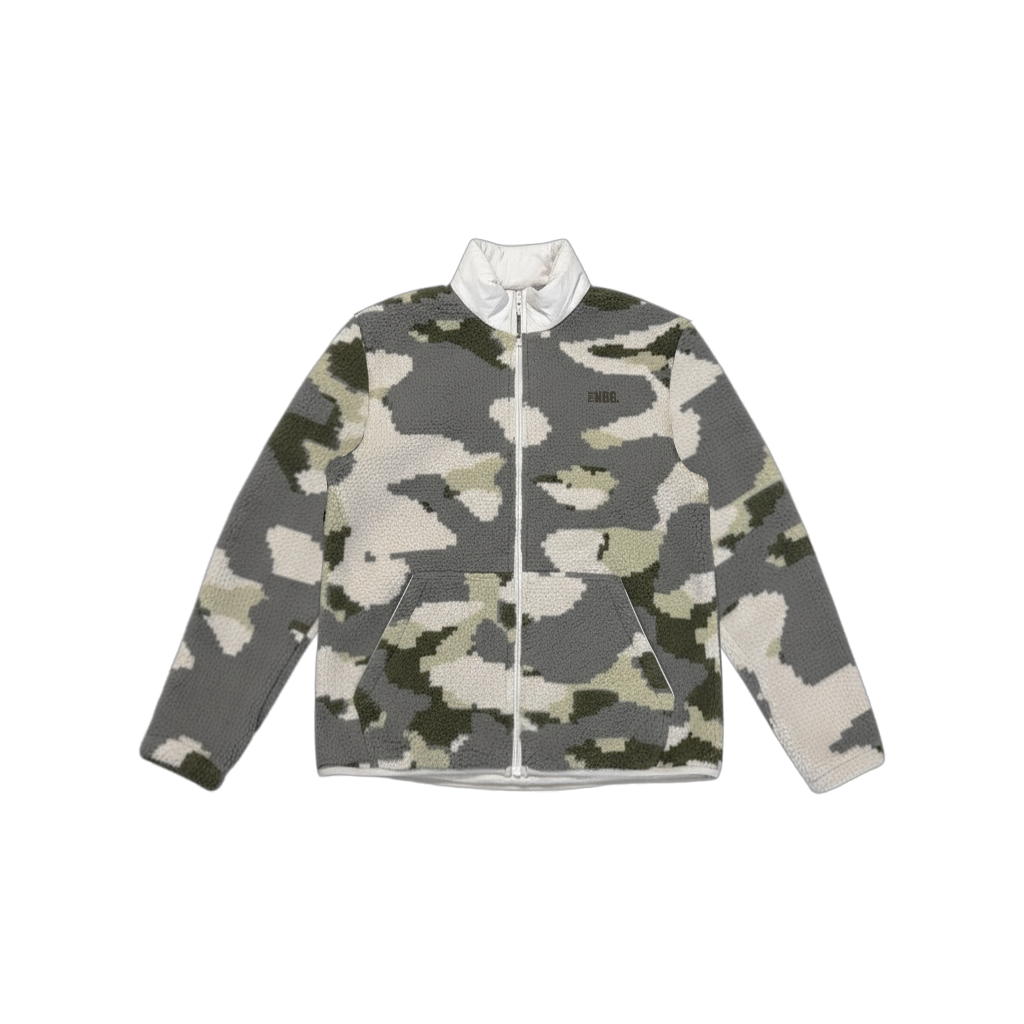TNBG. Teddy Fleece Jacket Camouflage