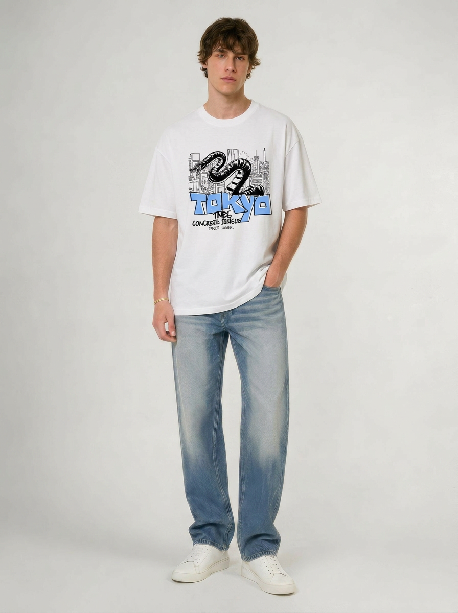 Tokio Snake Oversize T-Shirt