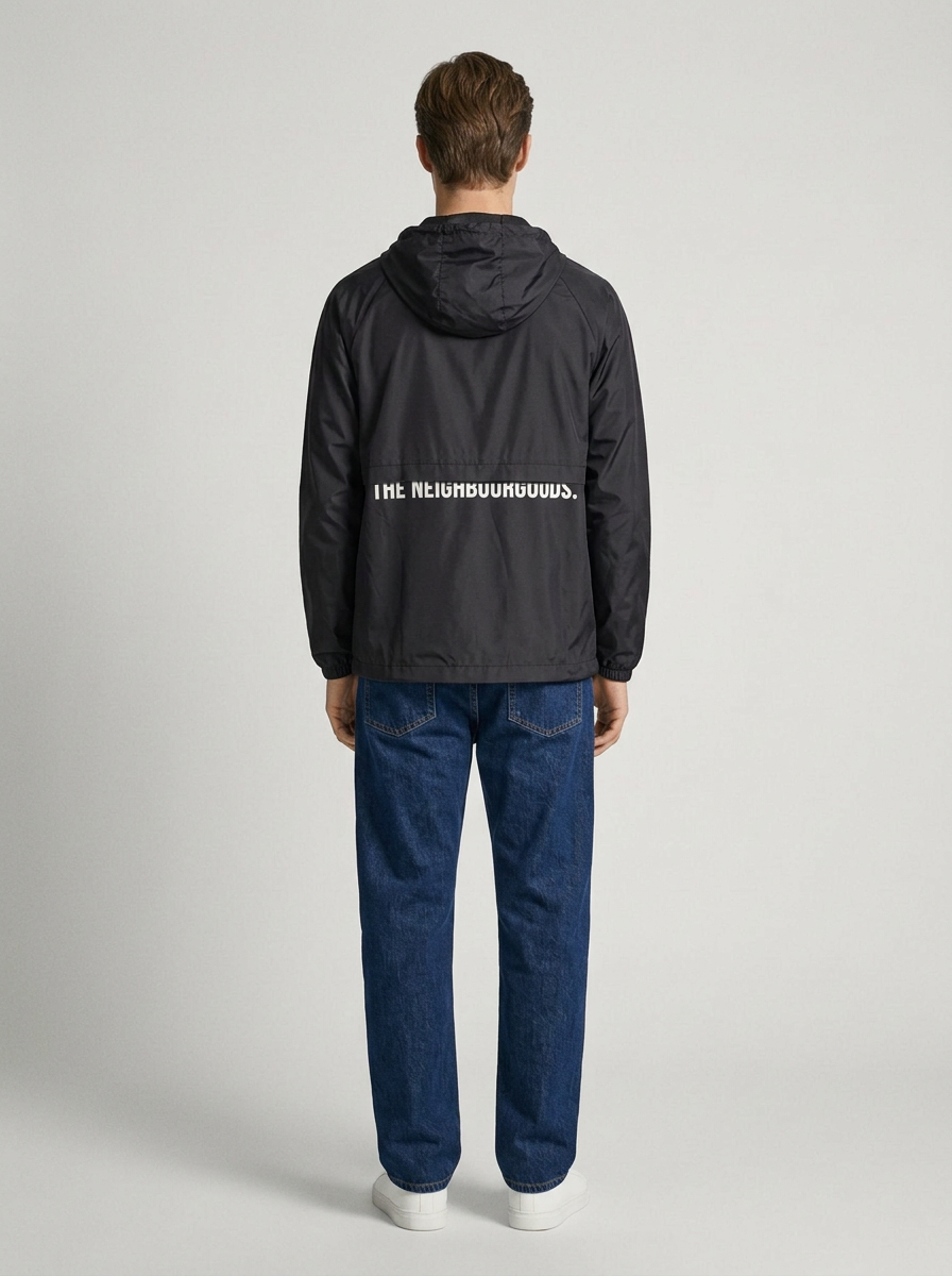 TNBG. Logo Windbreaker Black