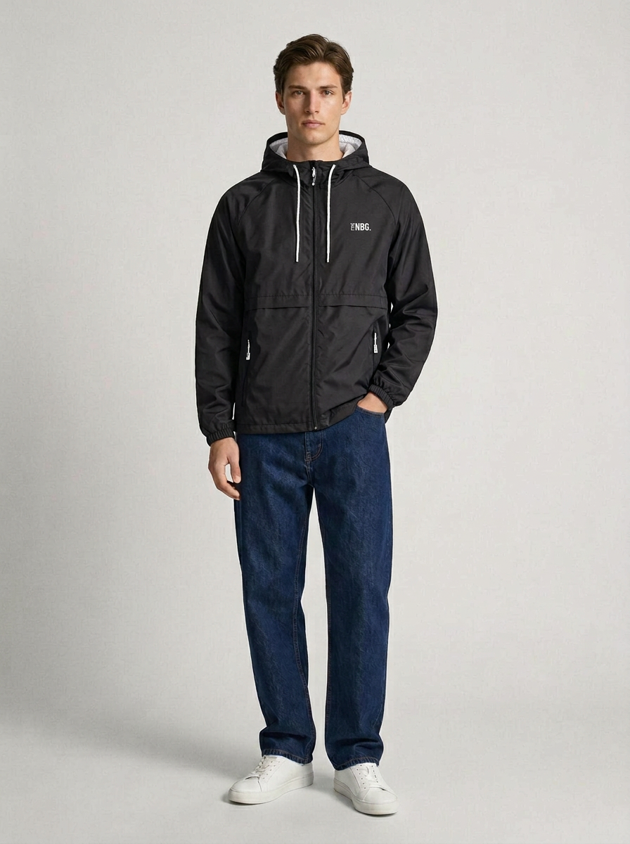 TNBG. Logo Windbreaker Black