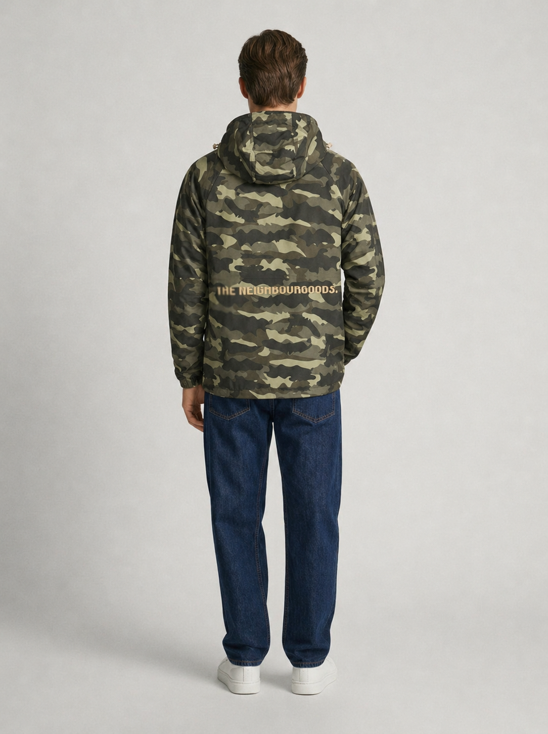 TNBG. Logo Windbreaker Camouflage