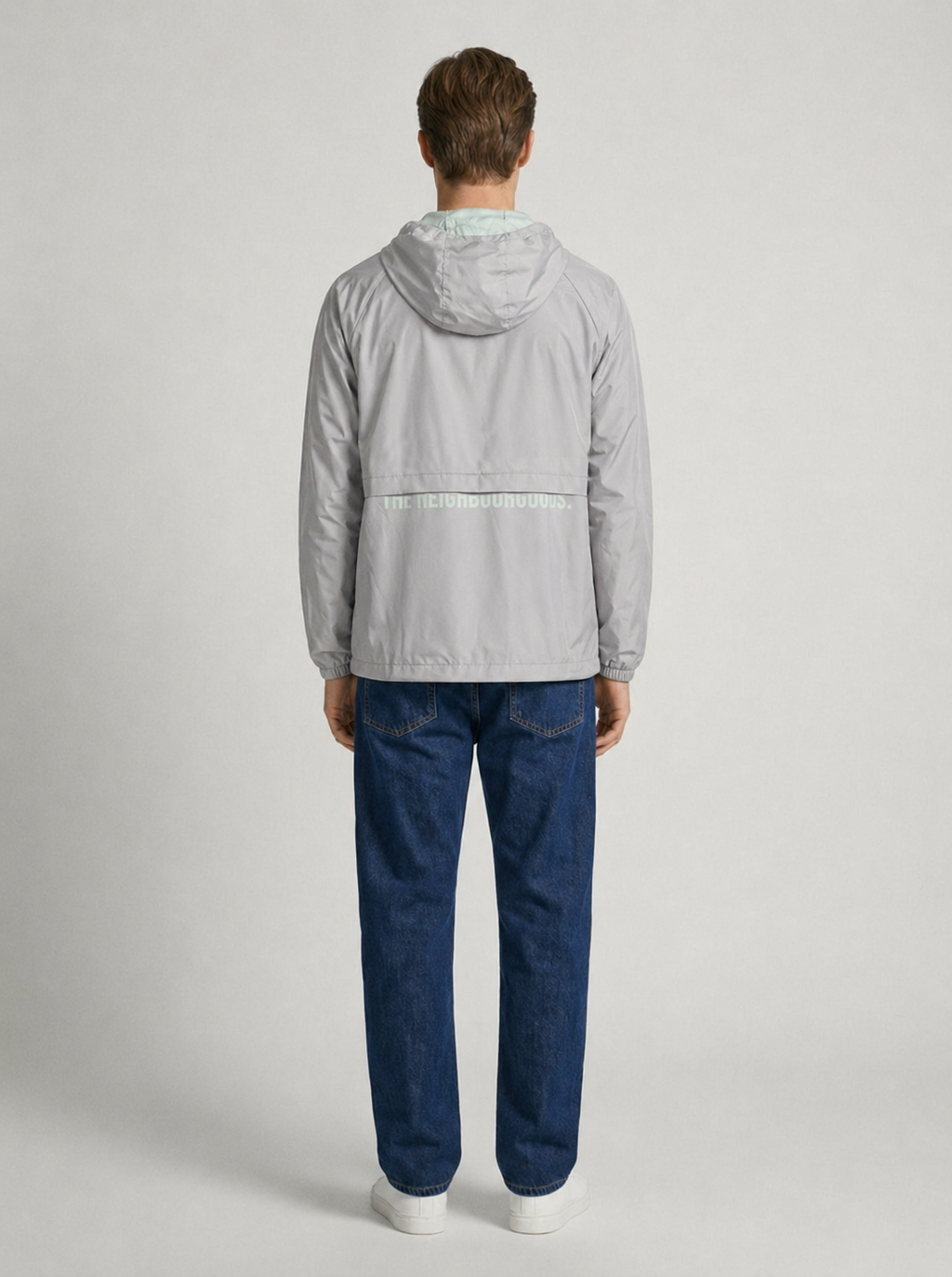 TNBG. Logo Windbreaker Grey