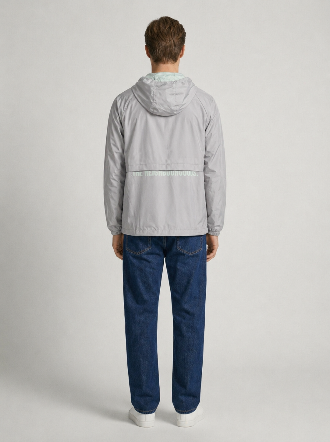 TNBG. Logo Windbreaker Grey