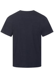 T-SHIRT NAVY MIT MIAMI STICKEREI