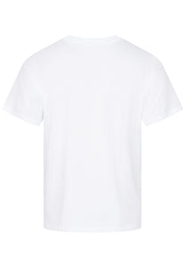 T-SHIRT WEISS MIT ZUNGEN STICKEREI
